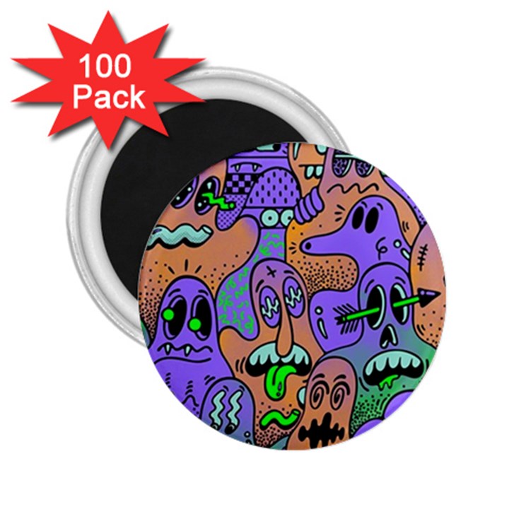 Trippy Aesthetic Halloween 2.25  Magnets (100 pack) 