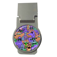 Trippy Aesthetic Halloween Money Clips (round)  by Sarkoni