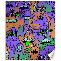 Trippy Aesthetic Halloween Canvas 20  X 24  by Sarkoni