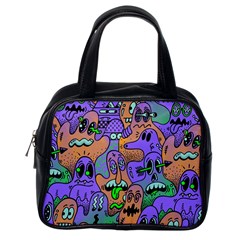 Trippy Aesthetic Halloween Classic Handbag (one Side) by Sarkoni