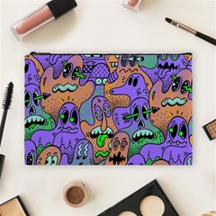 Trippy Aesthetic Halloween Cosmetic Bag (large) by Sarkoni