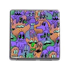 Trippy Aesthetic Halloween Memory Card Reader (square 5 Slot) by Sarkoni