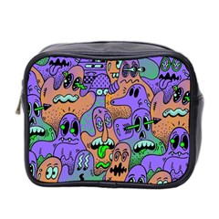 Trippy Aesthetic Halloween Mini Toiletries Bag (two Sides) by Sarkoni