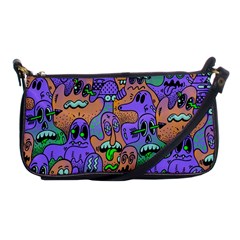 Trippy Aesthetic Halloween Shoulder Clutch Bag by Sarkoni