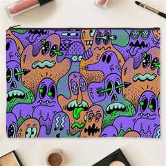 Trippy Aesthetic Halloween Cosmetic Bag (xxxl) by Sarkoni