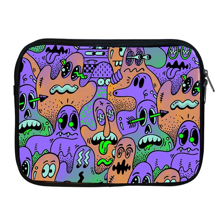 Trippy Aesthetic Halloween Apple iPad 2/3/4 Zipper Cases