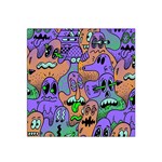 Trippy Aesthetic Halloween Satin Bandana Scarf 22  x 22  Front