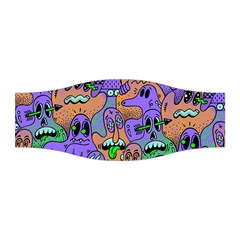 Trippy Aesthetic Halloween Stretchable Headband by Sarkoni