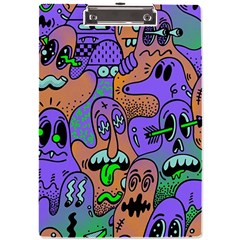 Trippy Aesthetic Halloween A4 Acrylic Clipboard by Sarkoni