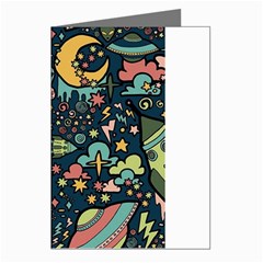 Alien Rocket Space Aesthetic Greeting Cards (pkg Of 8) by Sarkoni