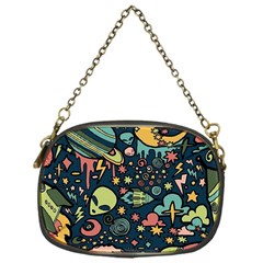 Alien Rocket Space Aesthetic Chain Purse (one Side) by Sarkoni