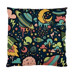 Alien Rocket Space Aesthetic Standard Cushion Case (two Sides) by Sarkoni