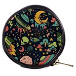 Alien Rocket Space Aesthetic Mini Makeup Bag Front