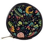 Alien Rocket Space Aesthetic Mini Makeup Bag Back