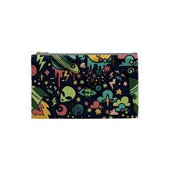 Alien Rocket Space Aesthetic Cosmetic Bag (small) by Sarkoni