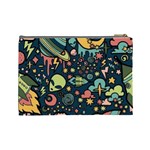 Alien Rocket Space Aesthetic Cosmetic Bag (Large) Back