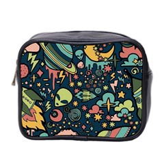 Alien Rocket Space Aesthetic Mini Toiletries Bag (two Sides) by Sarkoni