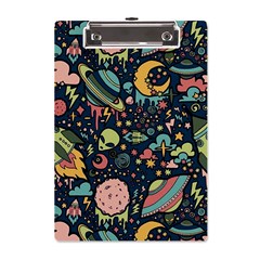 Alien Rocket Space Aesthetic A5 Acrylic Clipboard by Sarkoni