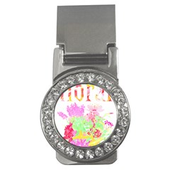 Floral T- Shirt Floral T- Shirt Money Clips (cz)  by EnriqueJohnson