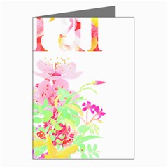 Floral T- Shirt Floral T- Shirt Greeting Cards (pkg Of 8) by EnriqueJohnson