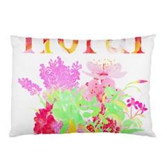 Floral T- Shirt Floral T- Shirt Pillow Case