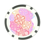 Flower Bouquet T- Shirt Tissue Paper Flower Bouquet T- Shirt Poker Chip Card Guard Front