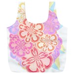 Flower Bouquet T- Shirt Tissue Paper Flower Bouquet T- Shirt Full Print Recycle Bag (XXL) Front