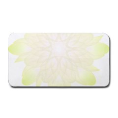 Flower Design T- Shirt Beautiful White And Yellow Artistic Flower T- Shirt Medium Bar Mat by EnriqueJohnson