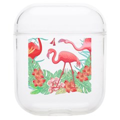 Flower Flamingo T- Shirt Floral Birds Flower Flamingo T- Shirt Airpods 1/2 Case by EnriqueJohnson