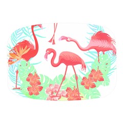 Flower Flamingo T- Shirt Floral Birds Flower Flamingo T- Shirt Mini Square Pill Box by EnriqueJohnson