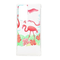 Flower Flamingo T- Shirt Floral Birds Flower Flamingo T- Shirt Samsung Galaxy Note 20 Ultra Tpu Uv Case by EnriqueJohnson