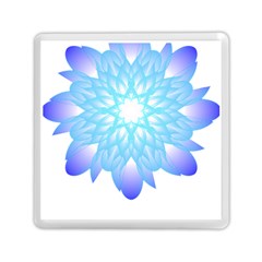 Flower Illustration T- Shirt Beautiful And Artistic Blue Flower T- Shirt Memory Card Reader (square) by EnriqueJohnson