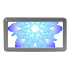 Flower Illustration T- Shirt Beautiful And Artistic Blue Flower T- Shirt Memory Card Reader (mini) by EnriqueJohnson