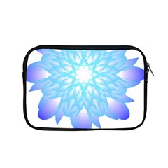 Flower Illustration T- Shirt Beautiful And Artistic Blue Flower T- Shirt Apple Macbook Pro 15  Zipper Case by EnriqueJohnson