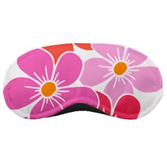 Flower Illustration T- Shirtcolorful Blooming Flower, Blooms, Floral Pattern T- Shirt Sleep Mask by EnriqueJohnson