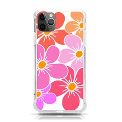 Flower Illustration T- Shirtcolorful Blooming Flower, Blooms, Floral Pattern T- Shirt Iphone 11 Pro Max 6 5 Inch Tpu Uv Print Case by EnriqueJohnson