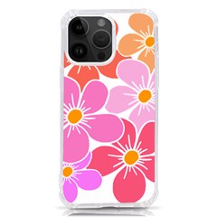 Flower Illustration T- Shirtcolorful Blooming Flower, Blooms, Floral Pattern T- Shirt Iphone 14 Pro Max Tpu Uv Print Case by EnriqueJohnson