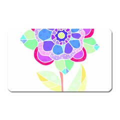 Flower Illustration T- Shirtflower T- Shirt Magnet (rectangular) by EnriqueJohnson