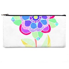 Flower Illustration T- Shirtflower T- Shirt Pencil Case by EnriqueJohnson