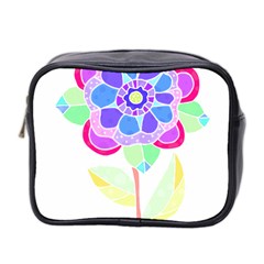 Flower Illustration T- Shirtflower T- Shirt Mini Toiletries Bag (two Sides) by EnriqueJohnson