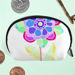 Flower Illustration T- Shirtflower T- Shirt Accessory Pouch (large) by EnriqueJohnson