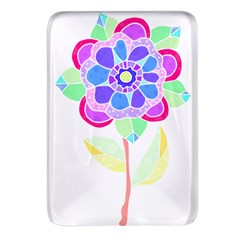 Flower Illustration T- Shirtflower T- Shirt Rectangular Glass Fridge Magnet (4 Pack) by EnriqueJohnson