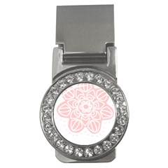 Flower Mandala T- Shirt Flower Mandala T- Shirt Money Clips (cz)  by EnriqueJohnson