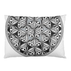 Flower Of Life T- Shirt Flower Of Life Mandala T- Shirt Pillow Case by EnriqueJohnson