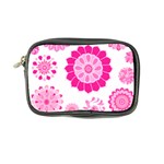 Flower Pattern T- Shirt Pink Psychedelic Floral Power Pattern T- Shirt Coin Purse Front