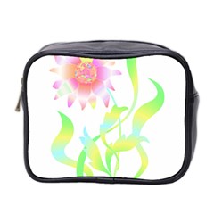 Flower Pattern T- Shirtflower T- Shirt Mini Toiletries Bag (two Sides) by EnriqueJohnson