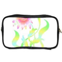 Flower Pattern T- Shirtflower T- Shirt Toiletries Bag (one Side) by EnriqueJohnson