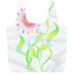 Flower Pattern T- Shirtflower T- Shirt Full Print Recycle Bag (xl) by EnriqueJohnson