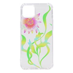 Flower Pattern T- Shirtflower T- Shirt Iphone 14 Plus Tpu Uv Print Case