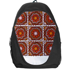 Flower T- Shirt Flower Granny Square Print T- Shirt Backpack Bag by EnriqueJohnson